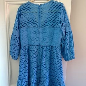 Lilly Pulitzer eyelet blue dress
